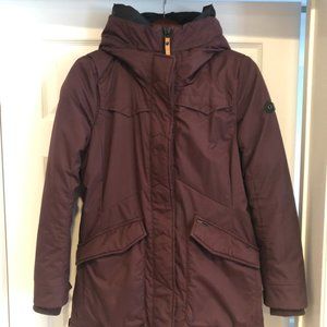 Khujo Women's Maroon Parka, Small